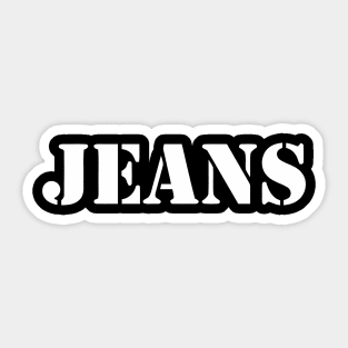 JEANS Sticker